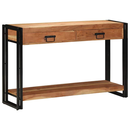 Wandtafel Met Lade Bruin 120 X 33 X 75 Cm 120 cm