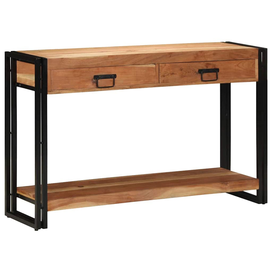 Wandtafel Met Lade Bruin 120 X 33 X 75 Cm 120 cm
