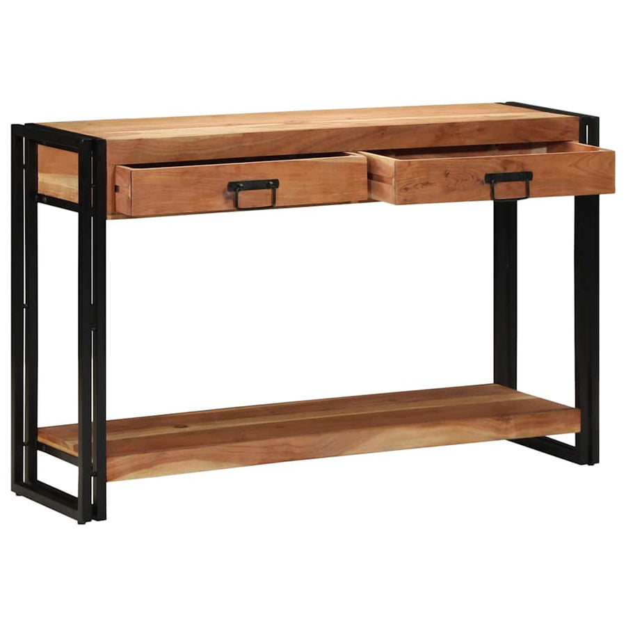 Wandtafel Met Lade Bruin 120 X 33 X 75 Cm 120 cm