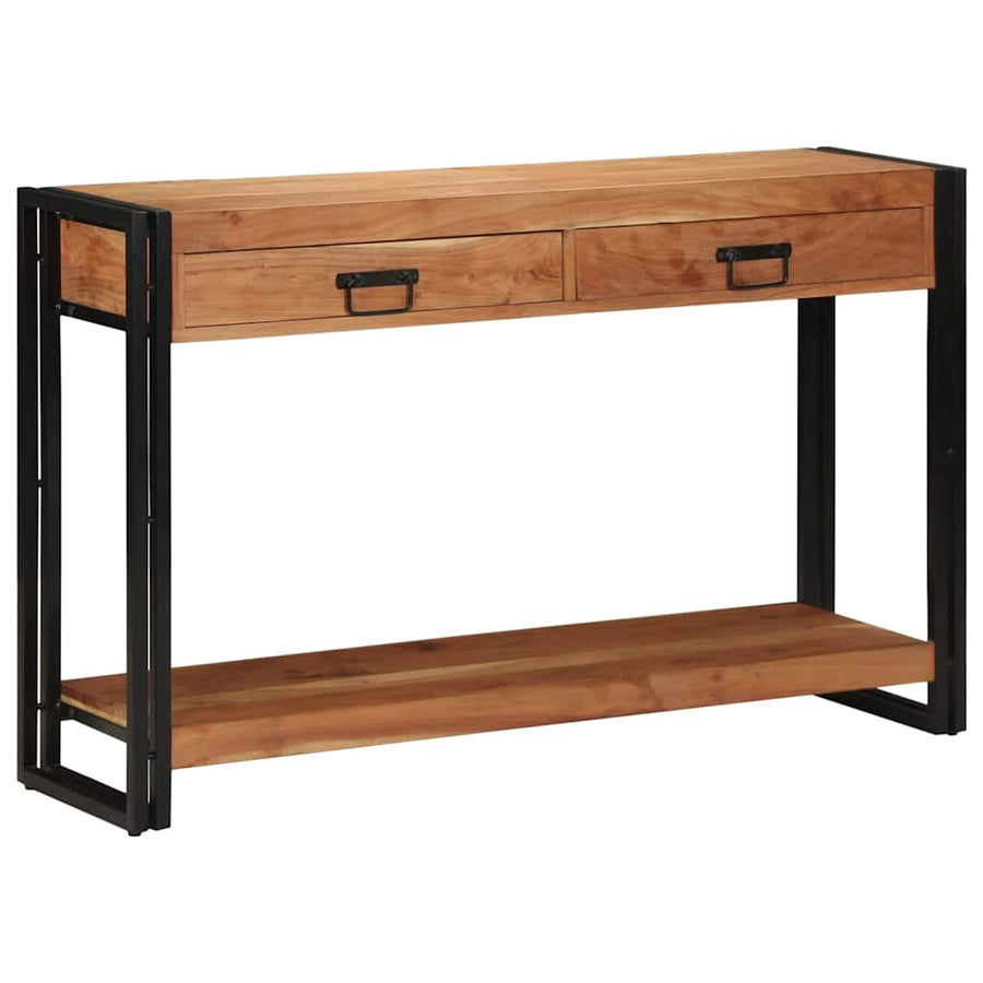 Wandtafel Met Lade Bruin 120 X 33 X 75 Cm 120 cm