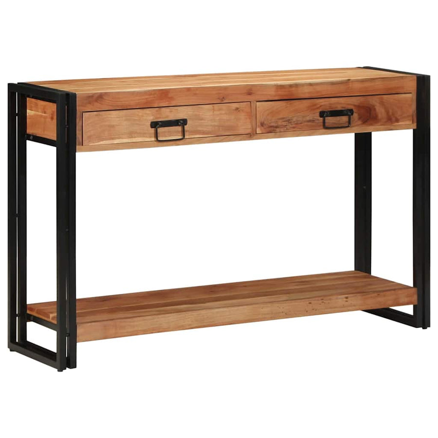 Wandtafel Met Lade Bruin 120 X 33 X 75 Cm 120 cm