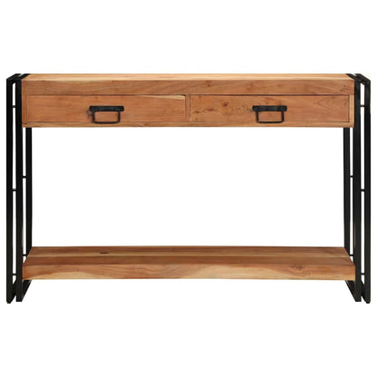 Wandtafel Met Lade Bruin 120 X 33 X 75 Cm 120 cm
