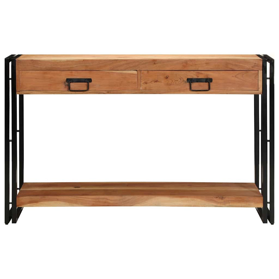Wandtafel Met Lade Bruin 120 X 33 X 75 Cm 120 cm