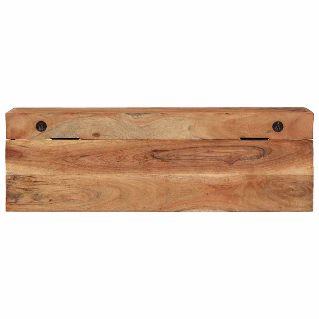 Kapstok Wandgemonteerd Bruin 73 x 19 x 23 cm Massief acaciahout
