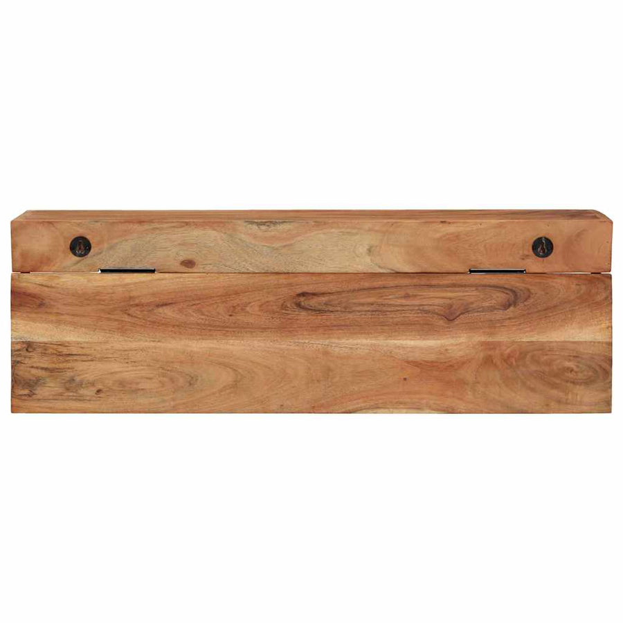 Kapstok Wandgemonteerd Bruin 73 x 19 x 23 cm Massief acaciahout