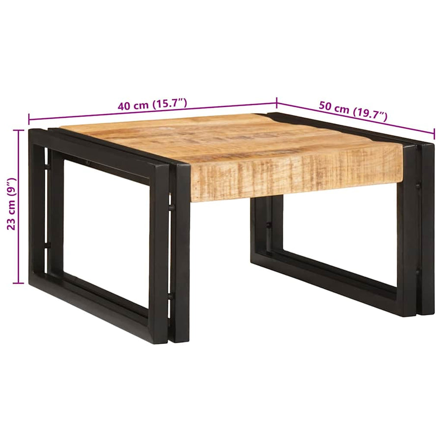 Badkamerplank 40 x 50 x 23 cm Massief mango hout, ijzer