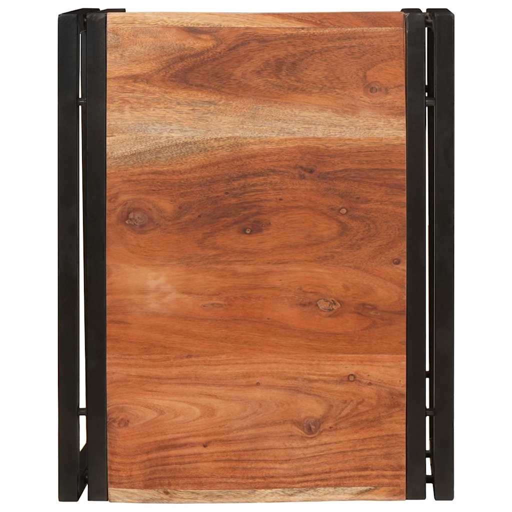 Badkamerplank 40 x 50 x 23 cm Massief mango hout, ijzer