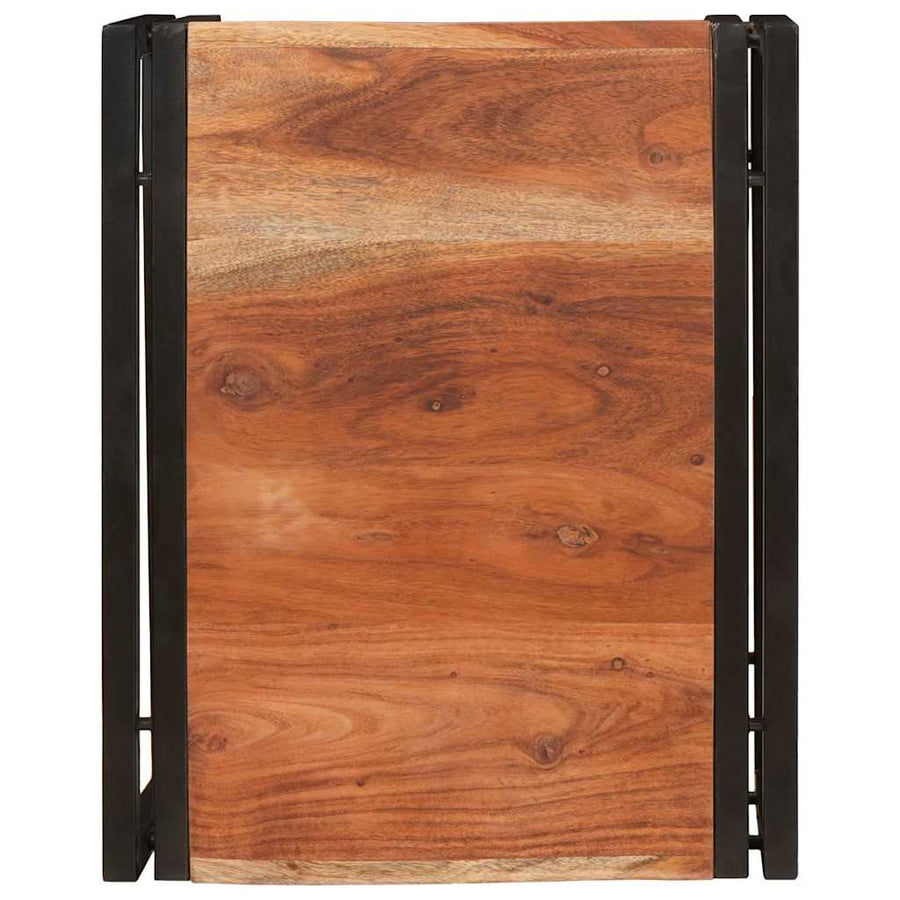 Badkamerplank 40 x 50 x 23 cm Massief mango hout, ijzer