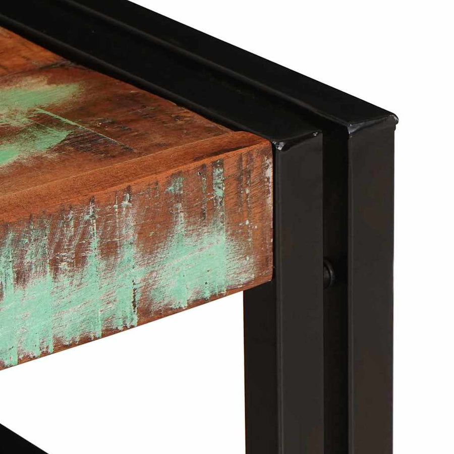 Badkamerplank 60 x 50 x 23 cm Massief mango hout, ijzer