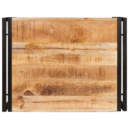 Badkamerplank 65 x 50 x 23 cm Massief mango hout, ijzer