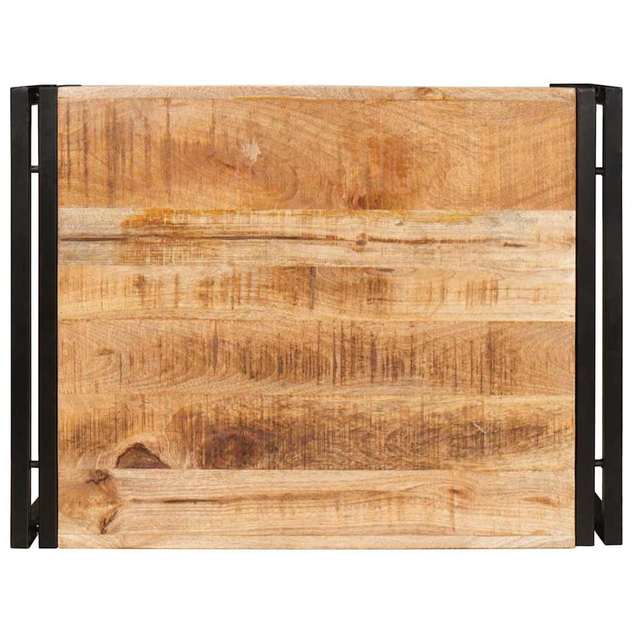 Badkamerplank 65 x 50 x 23 cm Massief mango hout, ijzer