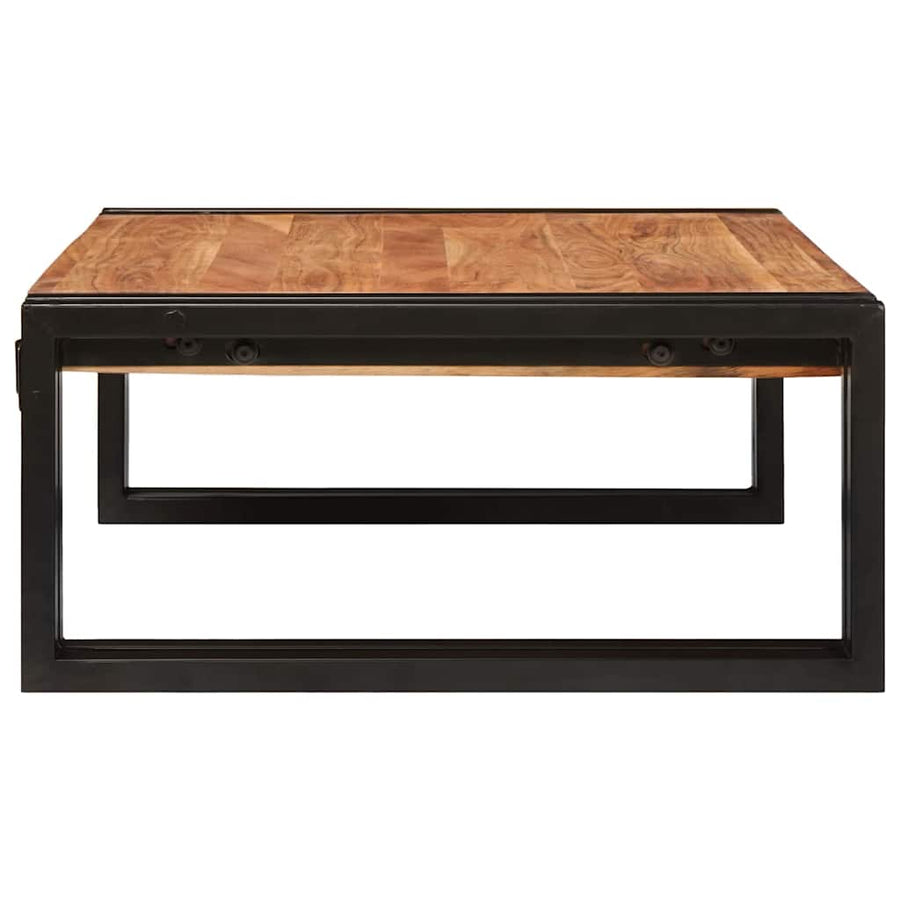 Badkamerplank 65 x 50 x 23 cm Massief mango hout, ijzer