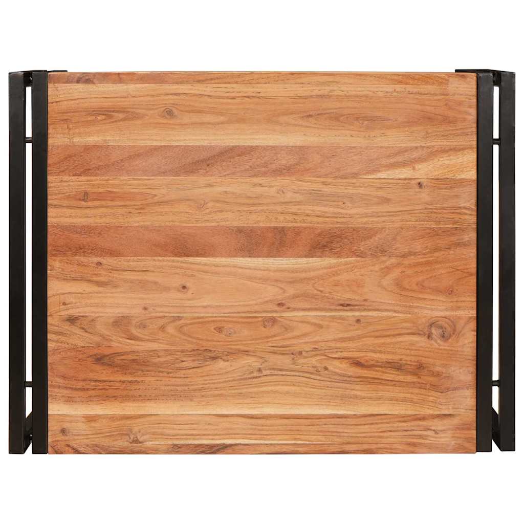 Badkamerplank 65 x 50 x 23 cm Massief mango hout, ijzer