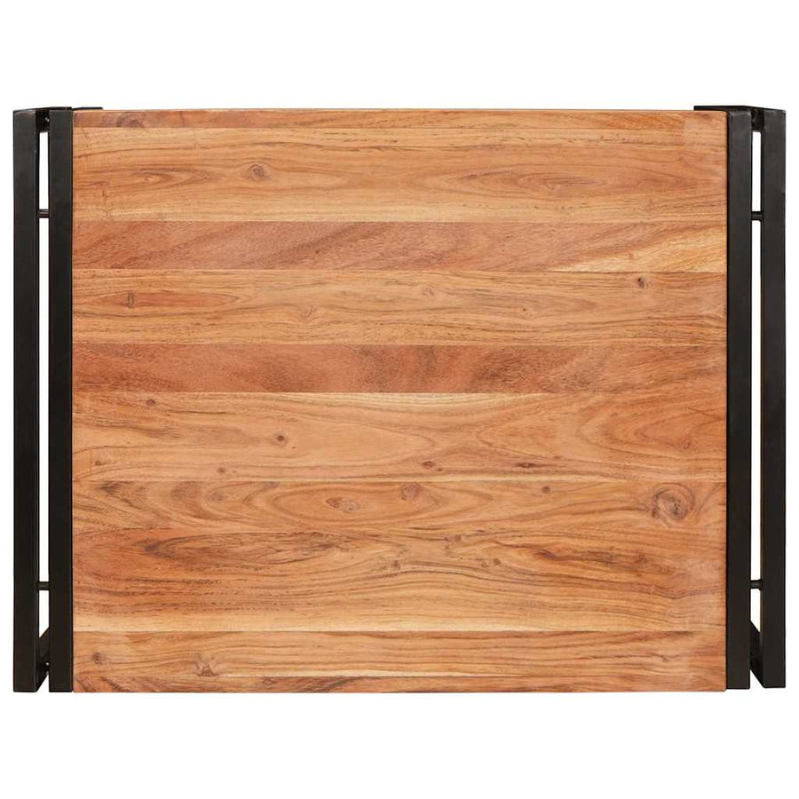 Badkamerplank 65 x 50 x 23 cm Massief mango hout, ijzer