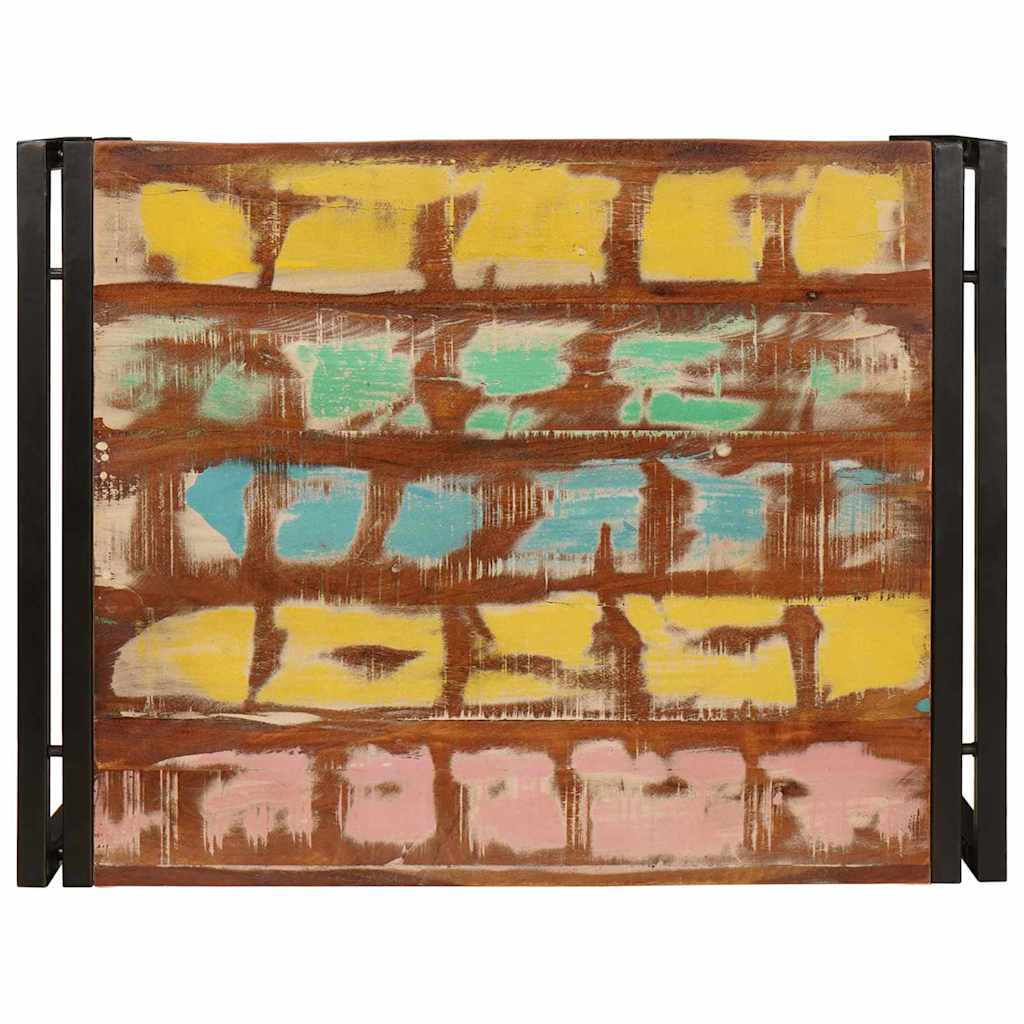 Badkamerplank 65 x 50 x 23 cm Massief mango hout, ijzer