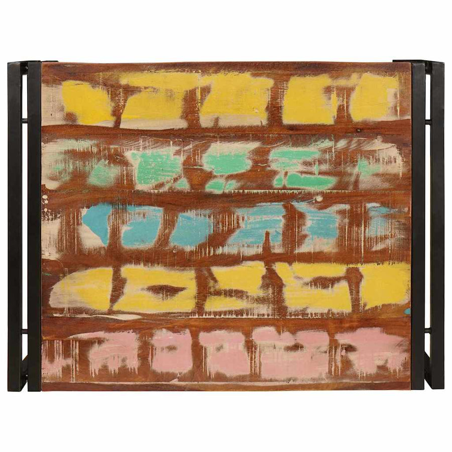 Badkamerplank 65 x 50 x 23 cm Massief mango hout, ijzer