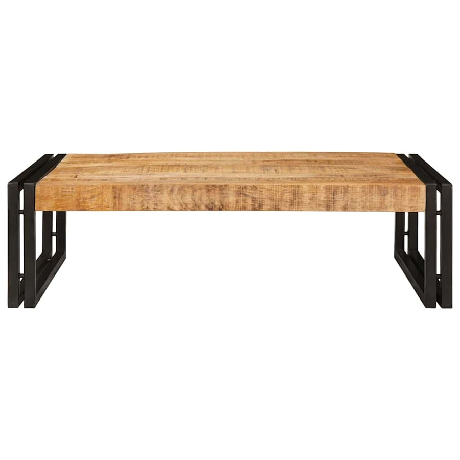 Badkamerplank 80 x 50 x 23 cm Massief mango hout, ijzer