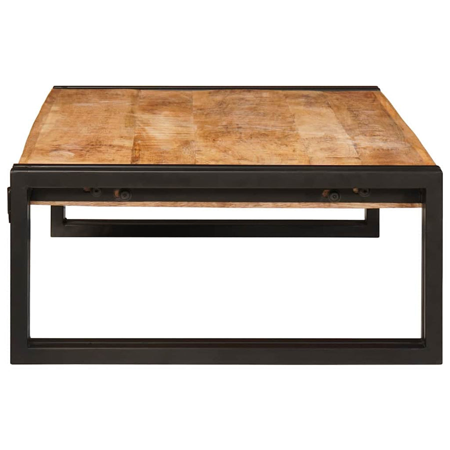 Badkamerplank 80 x 50 x 23 cm Massief mango hout, ijzer