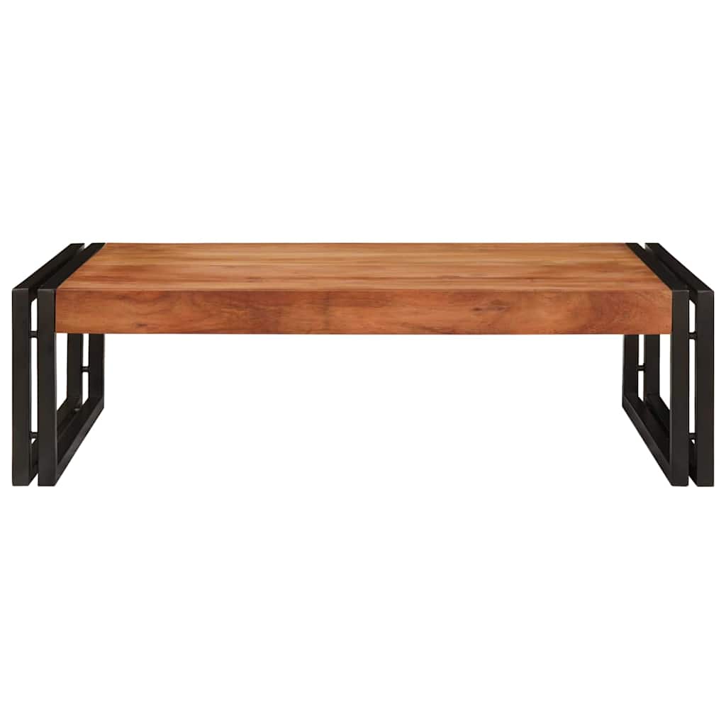 Badkamerplank 80 x 50 x 23 cm Massief mango hout, ijzer