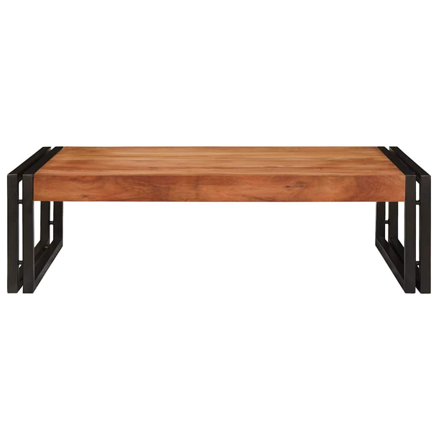 Badkamerplank 80 x 50 x 23 cm Massief mango hout, ijzer
