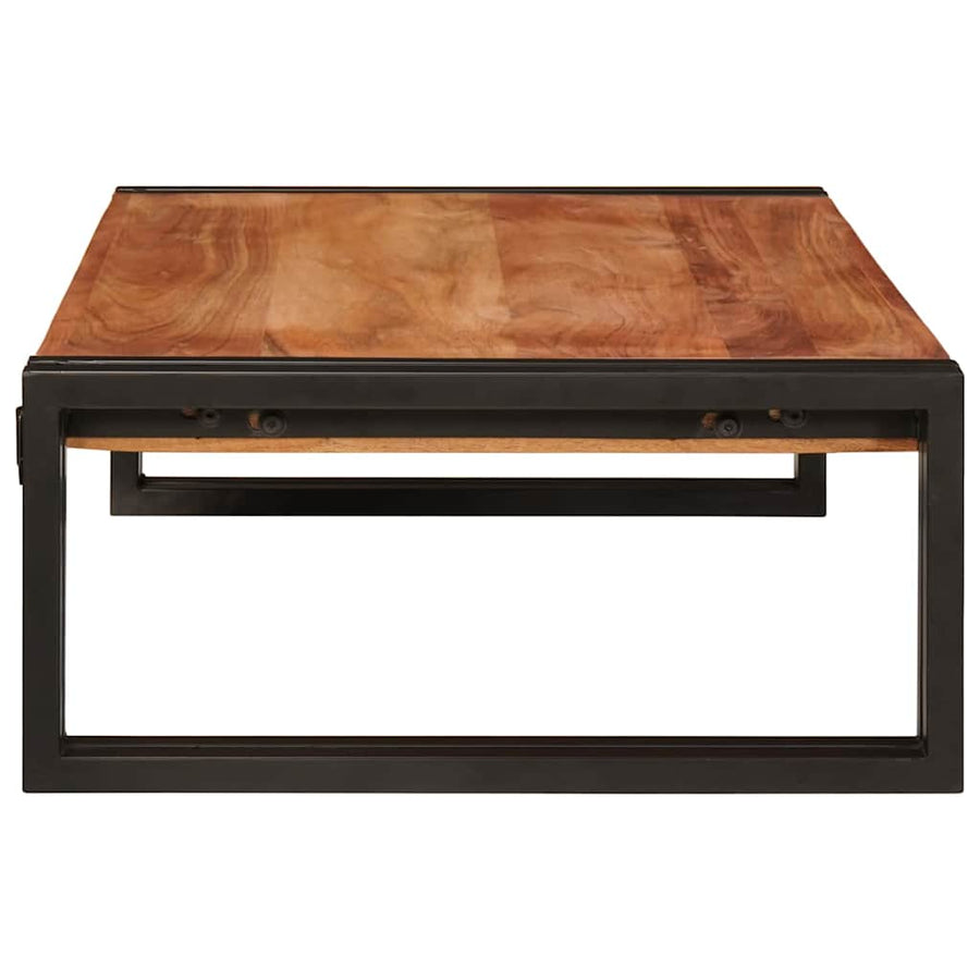 Badkamerplank 80 x 50 x 23 cm Massief mango hout, ijzer