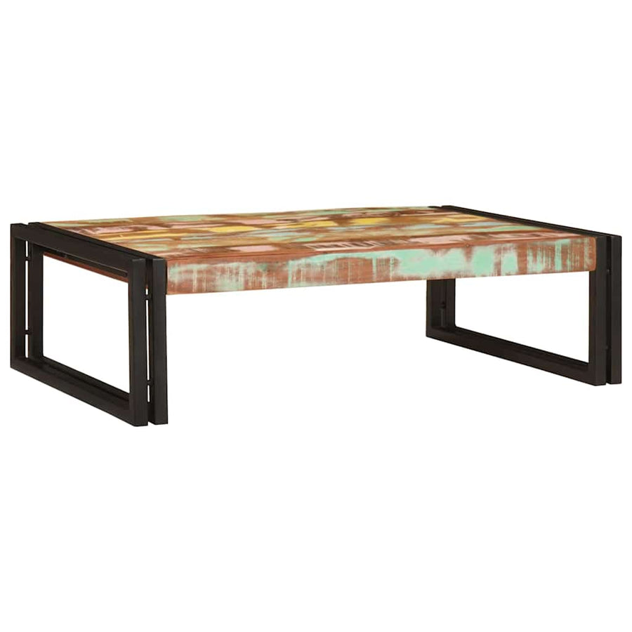 Badkamerplank 80 x 50 x 23 cm Massief mango hout, ijzer