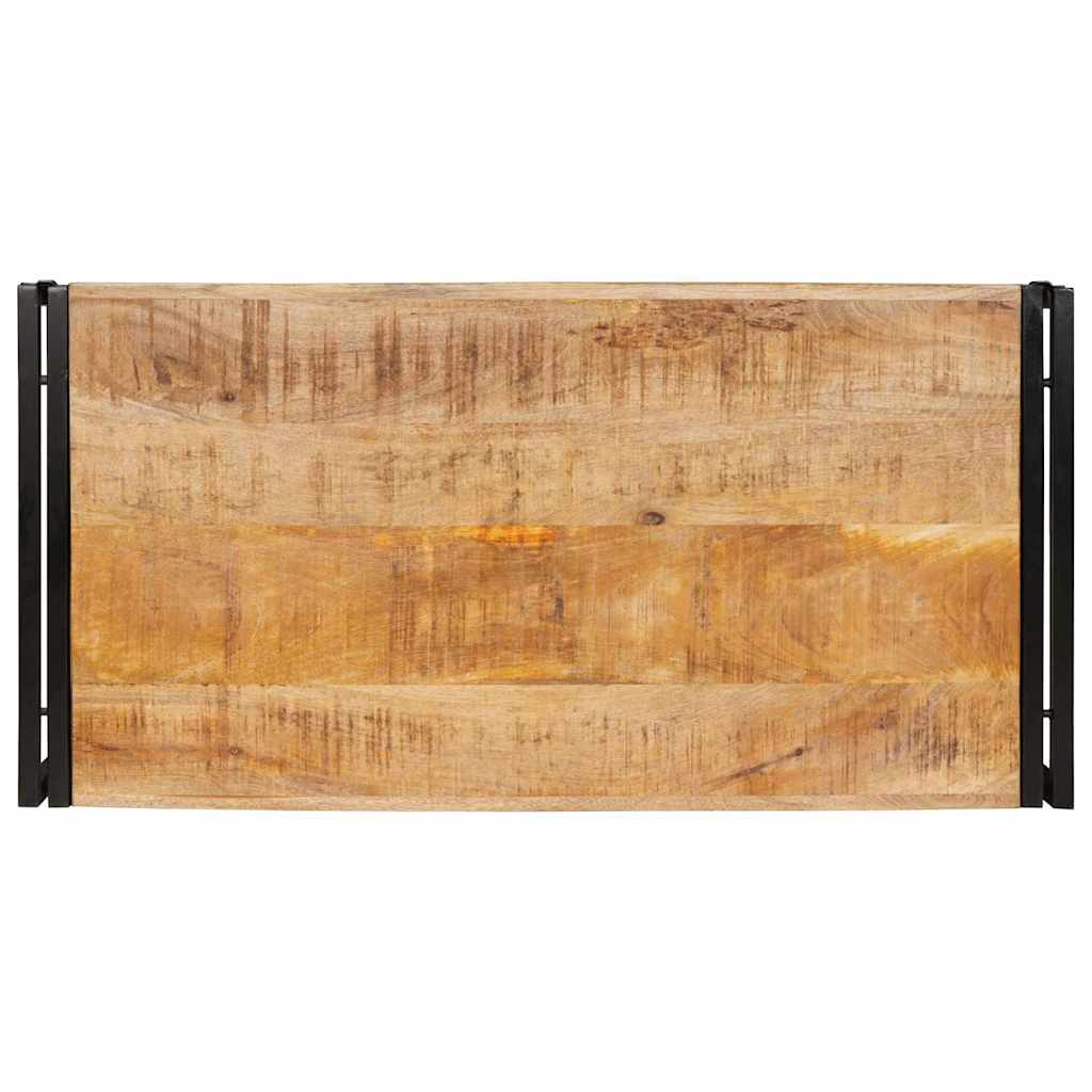 Badkamerplank 100 x 50 x 23 cm Massief mango hout, ijzer