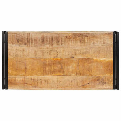 Badkamerplank 100 x 50 x 23 cm Massief mango hout, ijzer