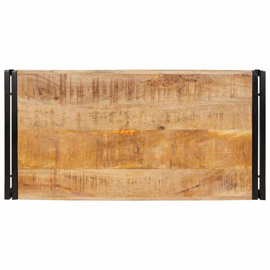 Badkamerplank 100 x 50 x 23 cm Massief mango hout, ijzer