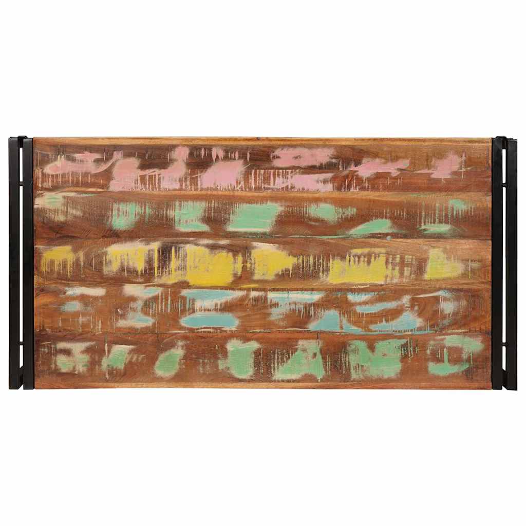 Badkamerplank 100 x 50 x 23 cm Massief mango hout, ijzer