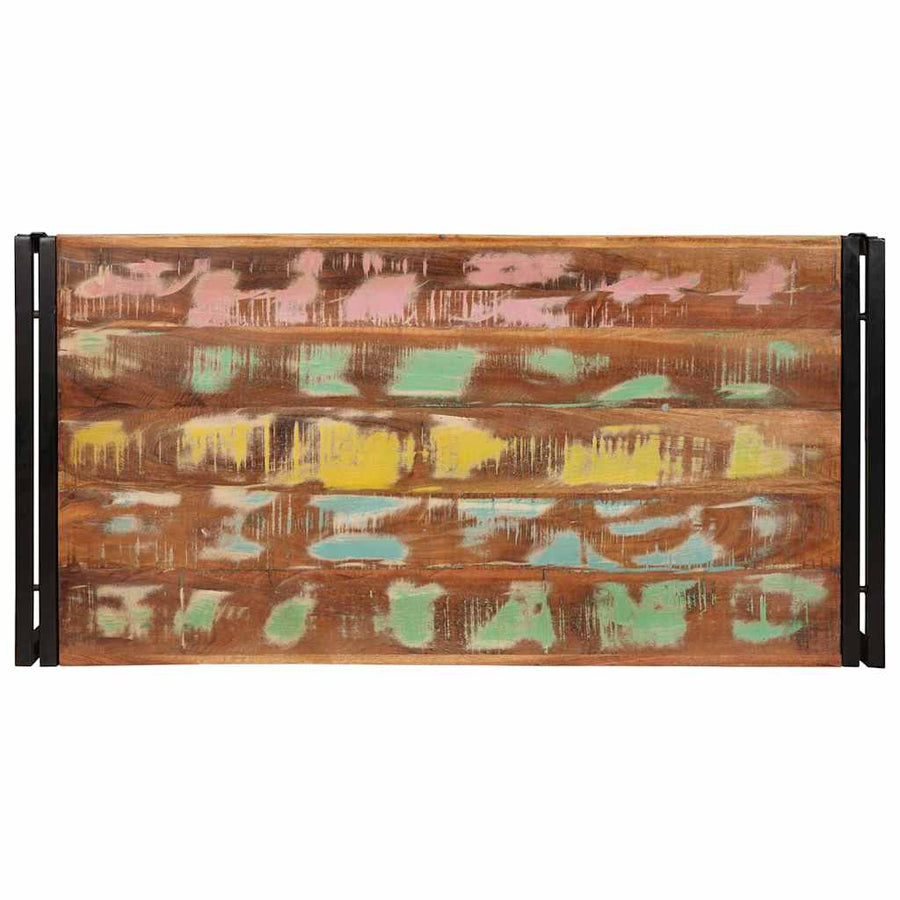 Badkamerplank 100 x 50 x 23 cm Massief mango hout, ijzer