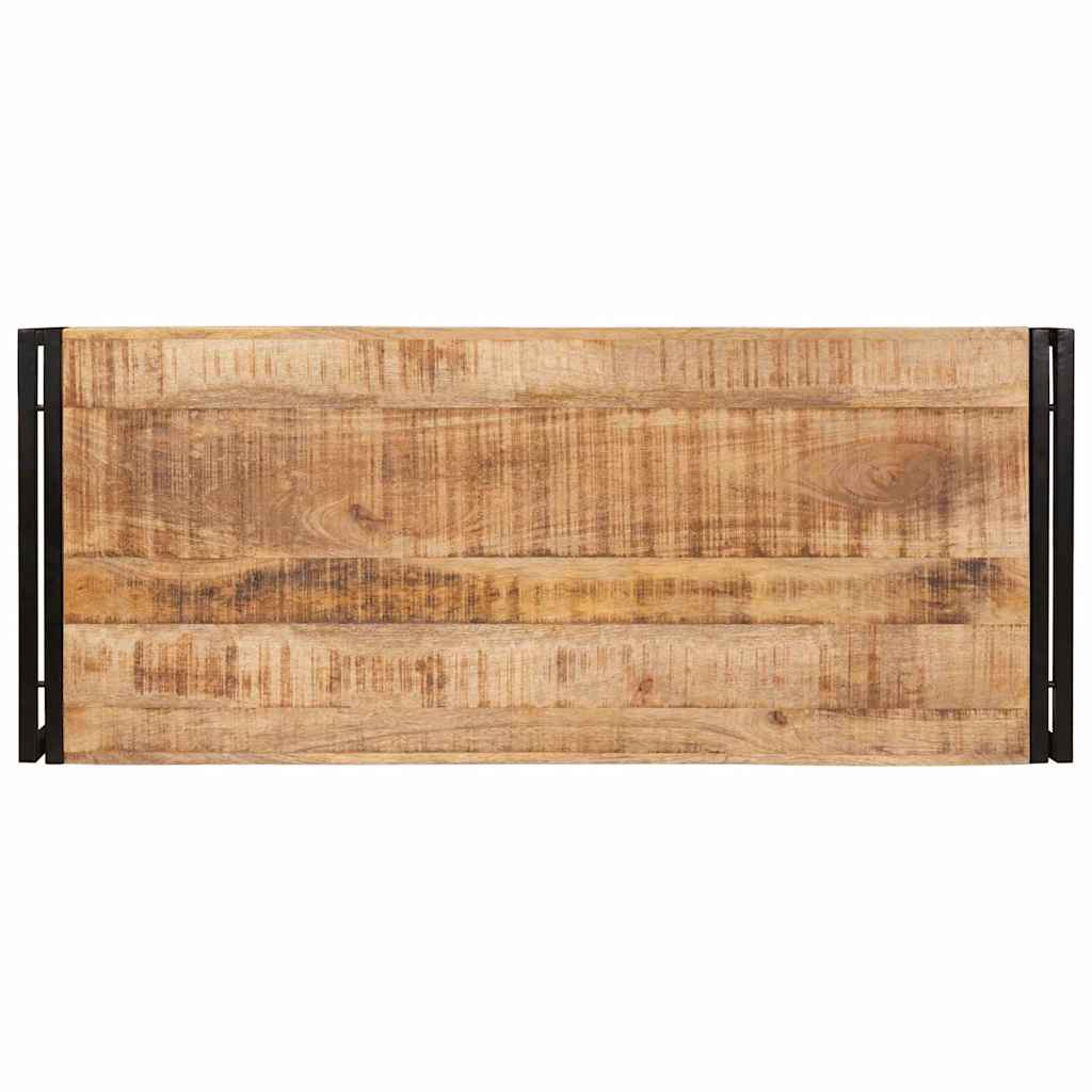 Badkamerplank 120 x 50 x 23 cm Massief mango hout, ijzer