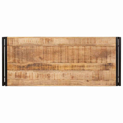 Badkamerplank 120 x 50 x 23 cm Massief mango hout, ijzer