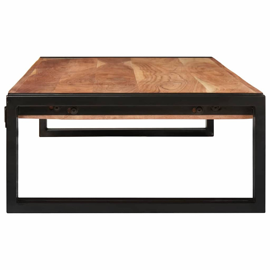 Badkamerplank 120 x 50 x 23 cm Massief mango hout, ijzer
