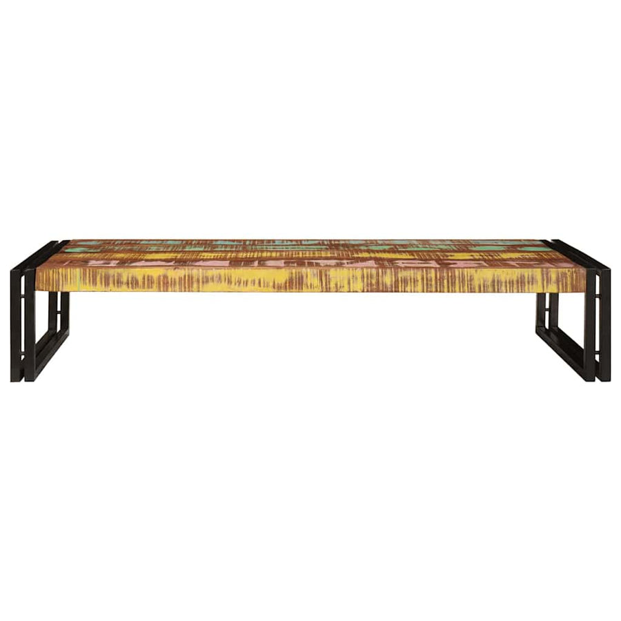 Badkamerplank 120 x 50 x 23 cm Massief mango hout, ijzer
