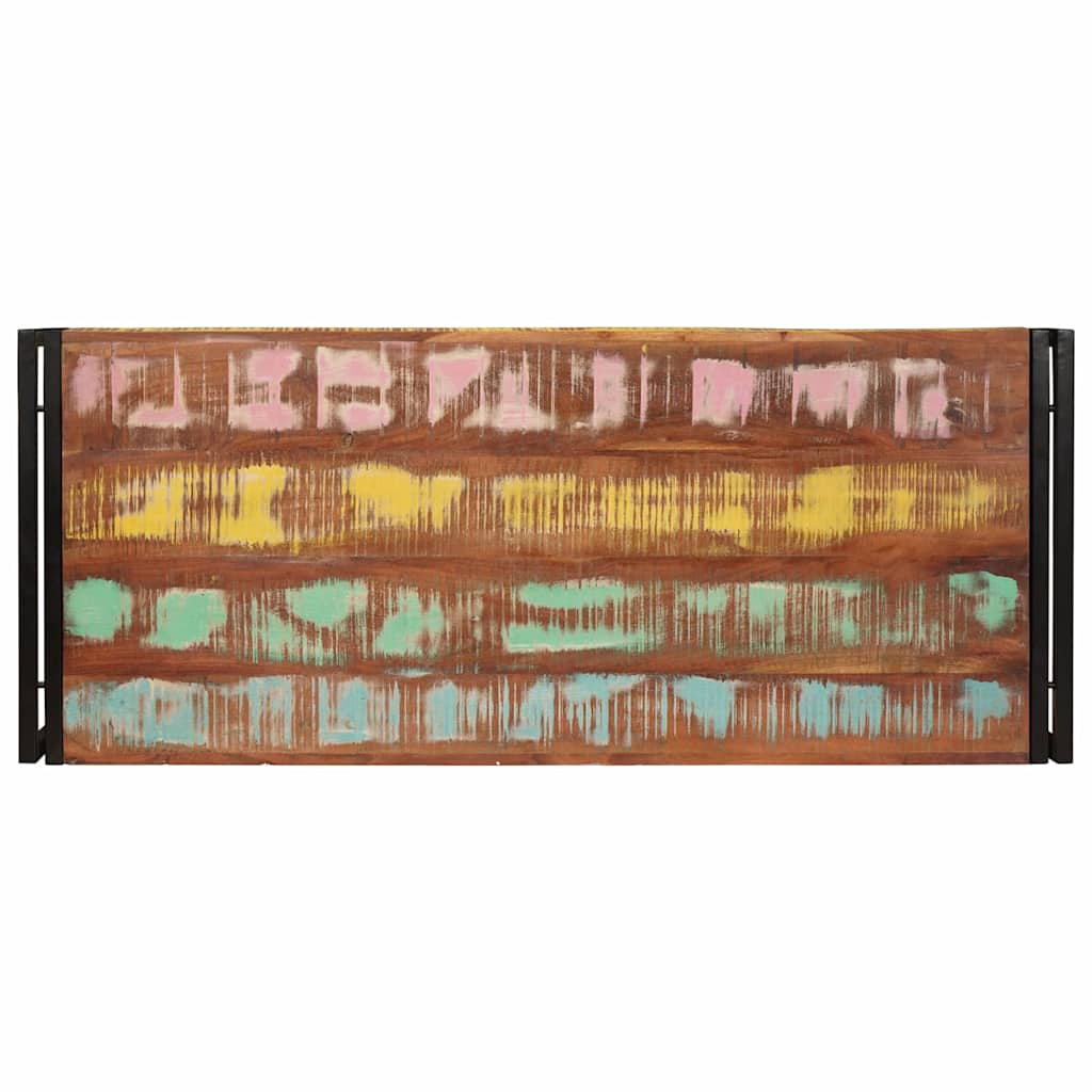 Badkamerplank 120 x 50 x 23 cm Massief mango hout, ijzer
