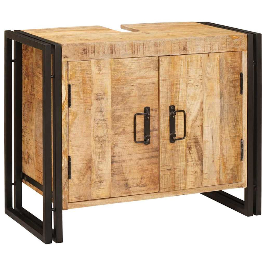 Wastafelkast met plank Bruin 71 x 33 x 58 cm Massief Mango Hout