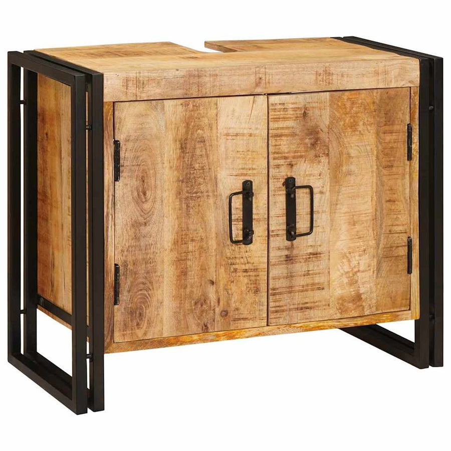 Wastafelkast met plank Bruin 71 x 33 x 58 cm Massief Mango Hout