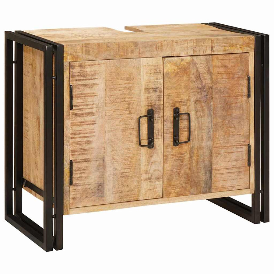 Wastafelkast met plank Bruin 71 x 33 x 58 cm Massief Mango Hout