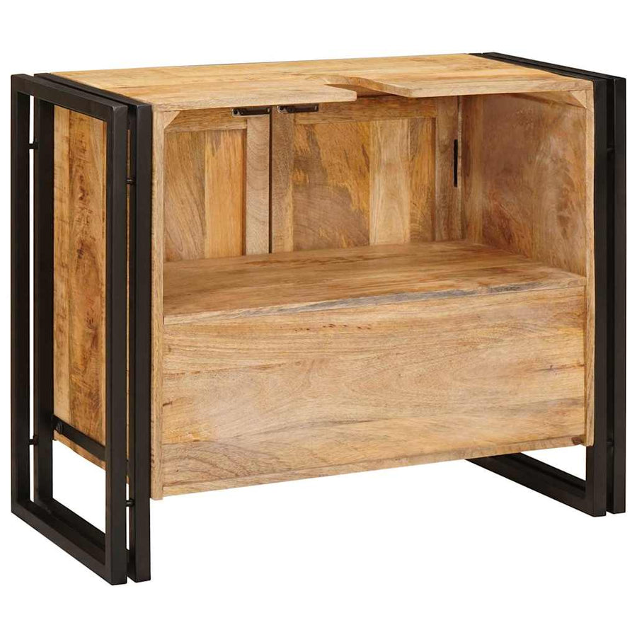Wastafelkast met plank Bruin 71 x 33 x 58 cm Massief Mango Hout