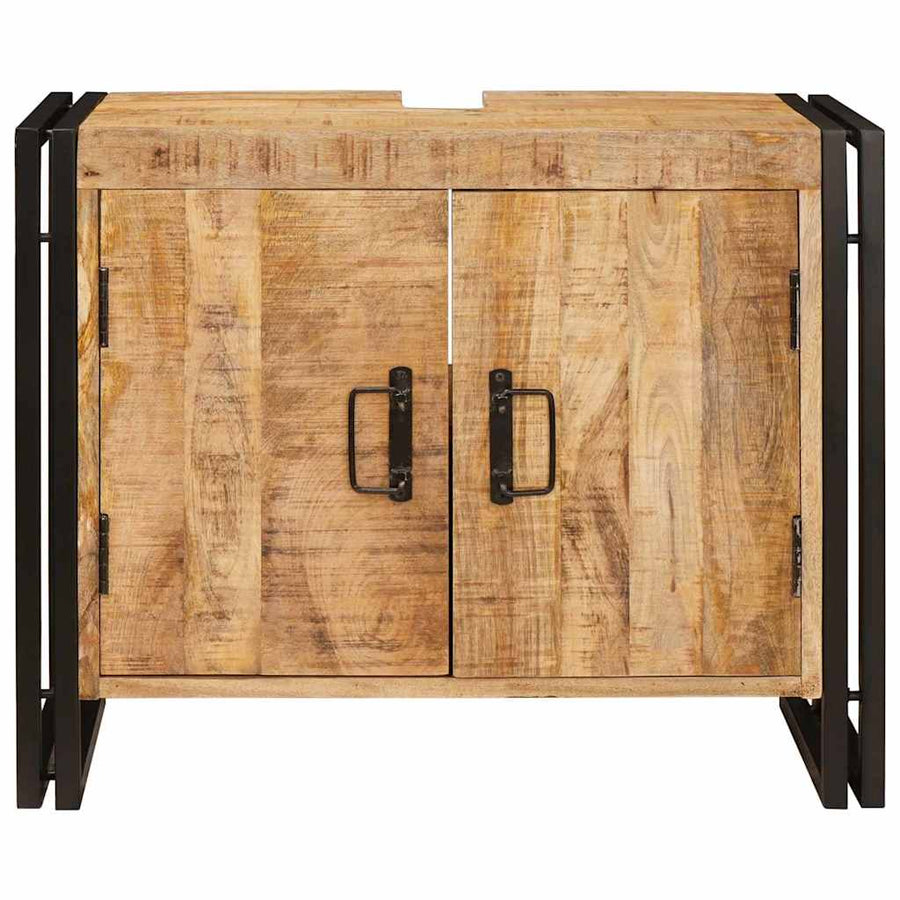 Wastafelkast met plank Bruin 71 x 33 x 58 cm Massief Mango Hout