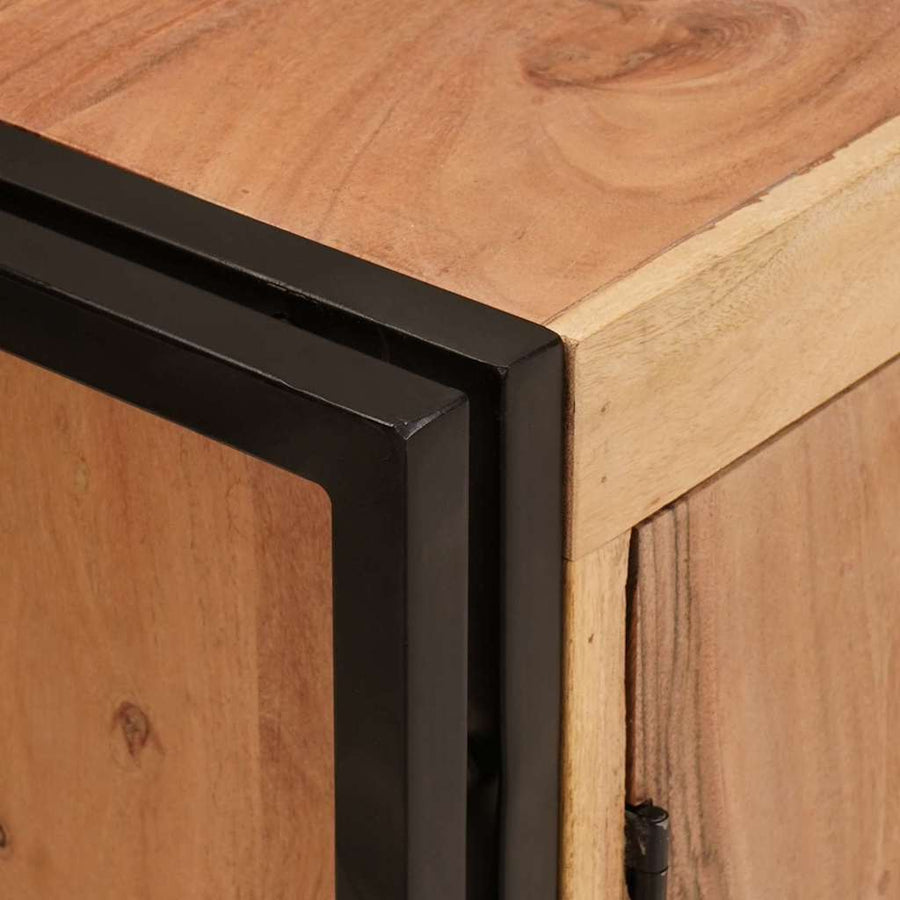 Wastafelkast met plank Bruin 71 x 33 x 58 cm Massief Acaciahout