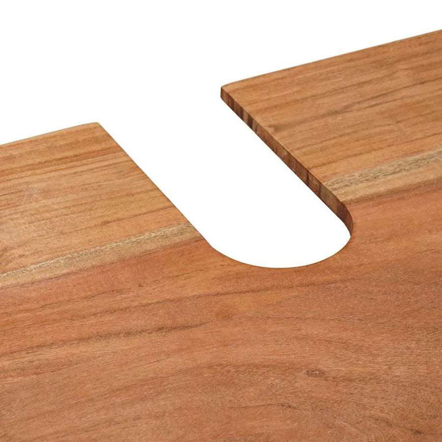 Wastafelkast met plank Bruin 71 x 33 x 58 cm Massief Acaciahout