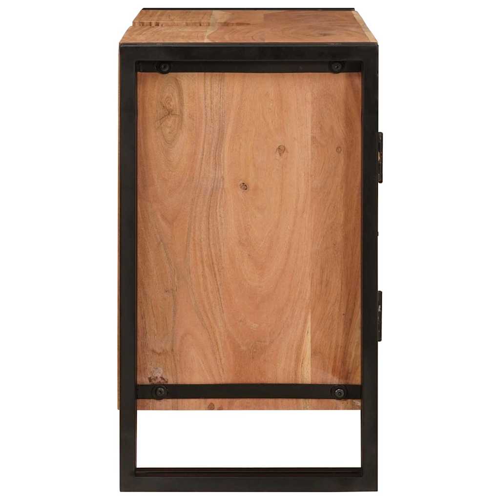 Wastafelkast met plank Bruin 71 x 33 x 58 cm Massief Acaciahout