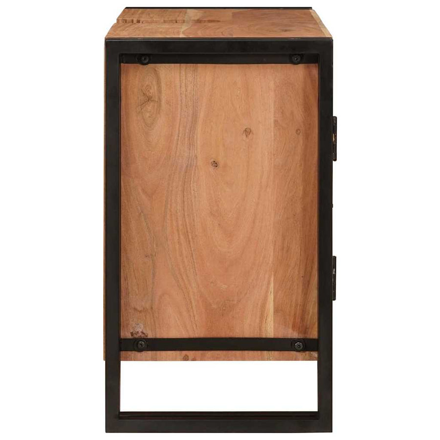 Wastafelkast met plank Bruin 71 x 33 x 58 cm Massief Acaciahout