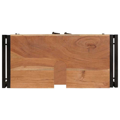 Wastafelkast met plank Bruin 71 x 33 x 58 cm Massief Acaciahout