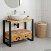 Wastafel Kast met lade Bruin 71 x 33 x 58 cm Massief Mango Hout