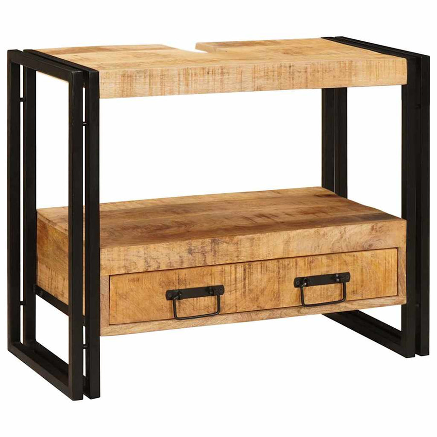 Wastafel Kast met lade Bruin 71 x 33 x 58 cm Massief Mango Hout