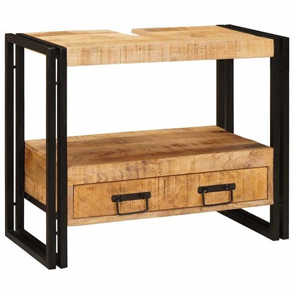 Wastafel Kast met lade Bruin 71 x 33 x 58 cm Massief Mango Hout
