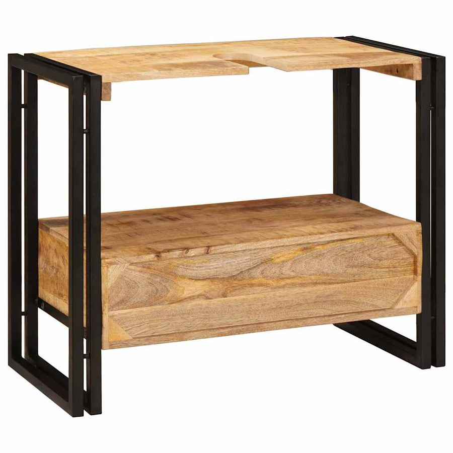 Wastafel Kast met lade Bruin 71 x 33 x 58 cm Massief Mango Hout